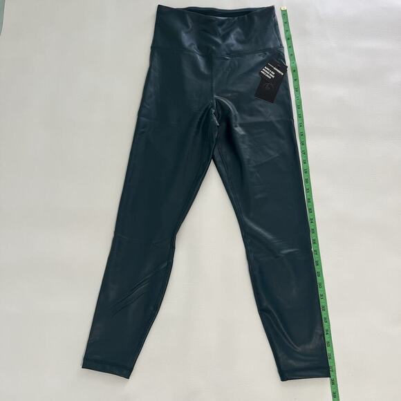 90 Degree By Reflex Leatherette Super Hi Rise Leggings Reflecting Pond NWT Sz.M - Picture 9 of 10